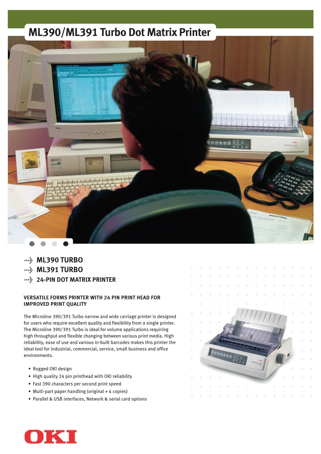 ML390/ML391 Turbo Dot Matrix Printer