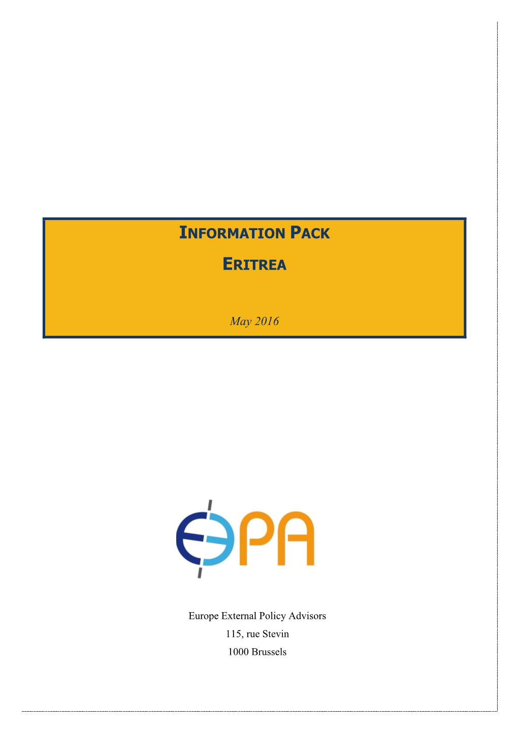 Information Pack Eritrea