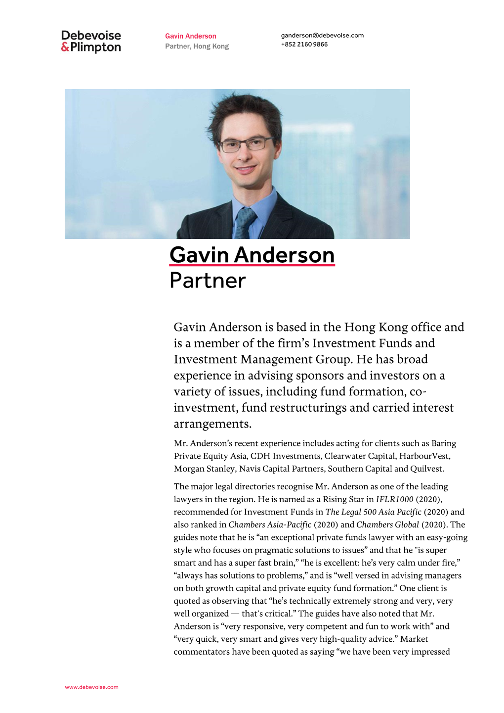 Gavin Anderson Partner
