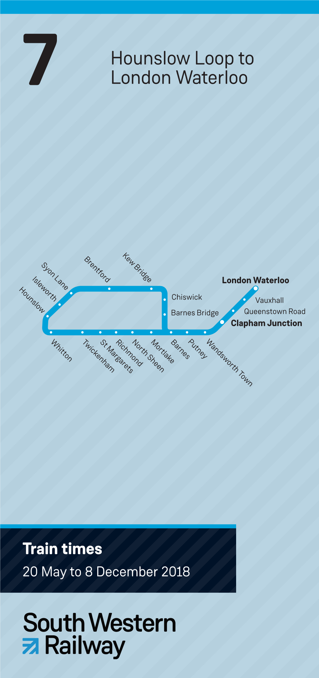 7 Hounslow Loop to London Waterloo