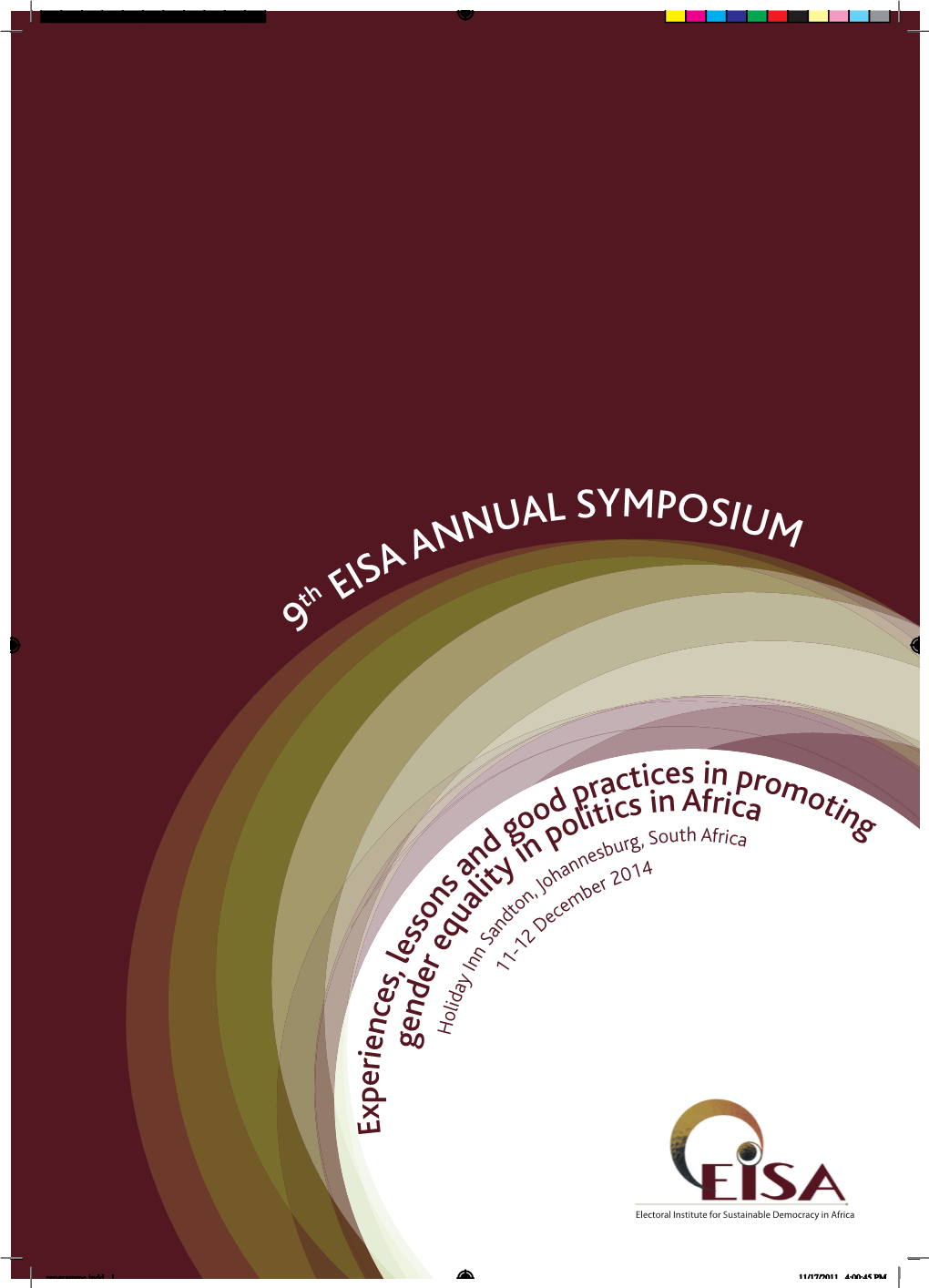 9 Th EISA ANNUAL SYMPOSIUM