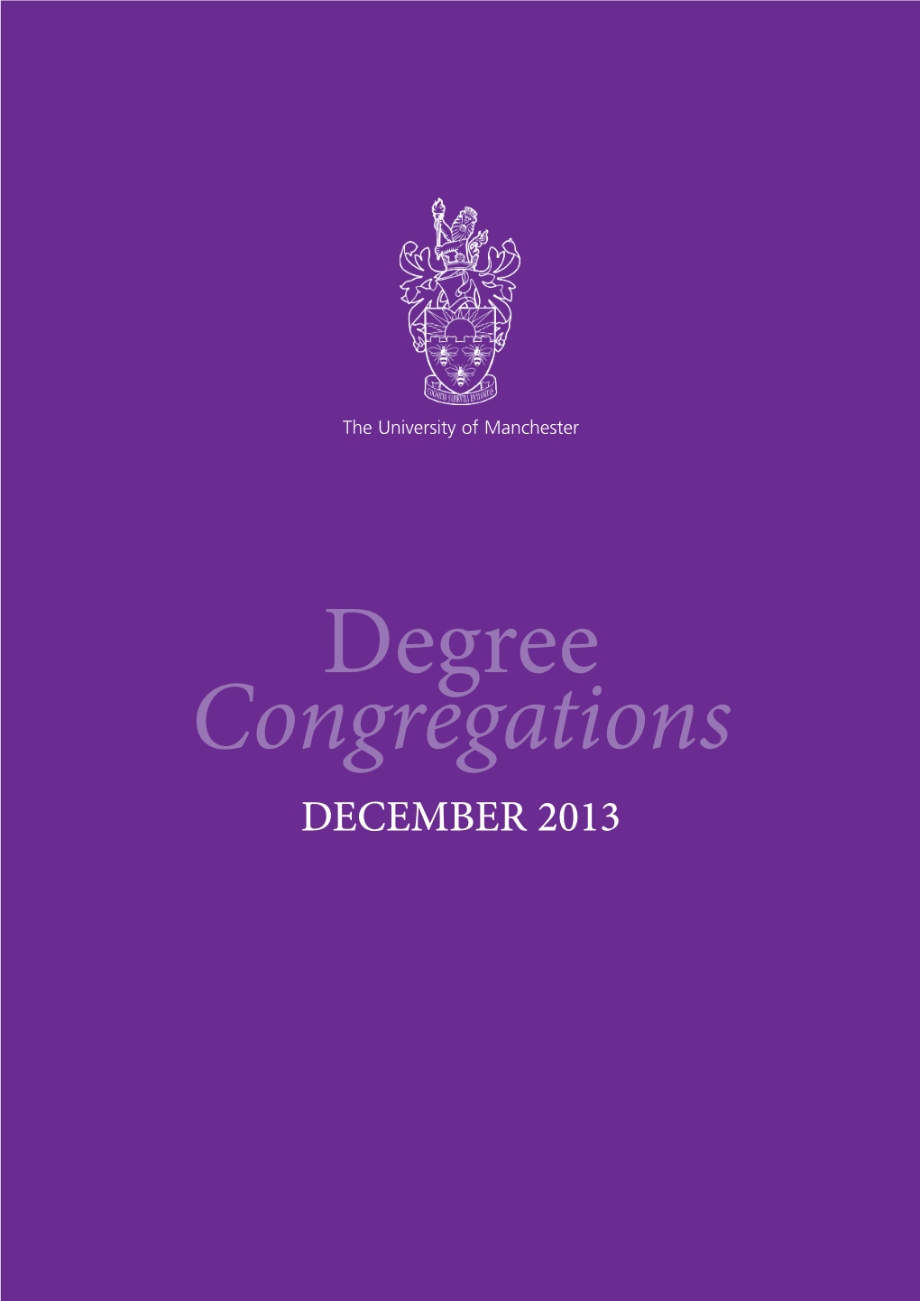 Degree Congregations