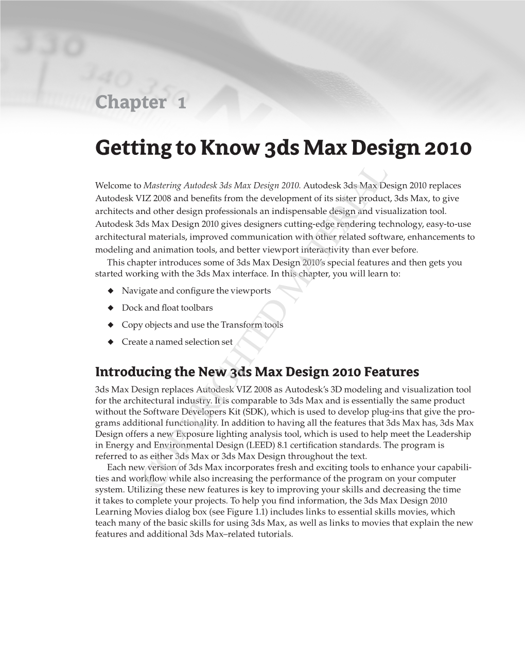Introducing the New 3Ds Max Design 2010