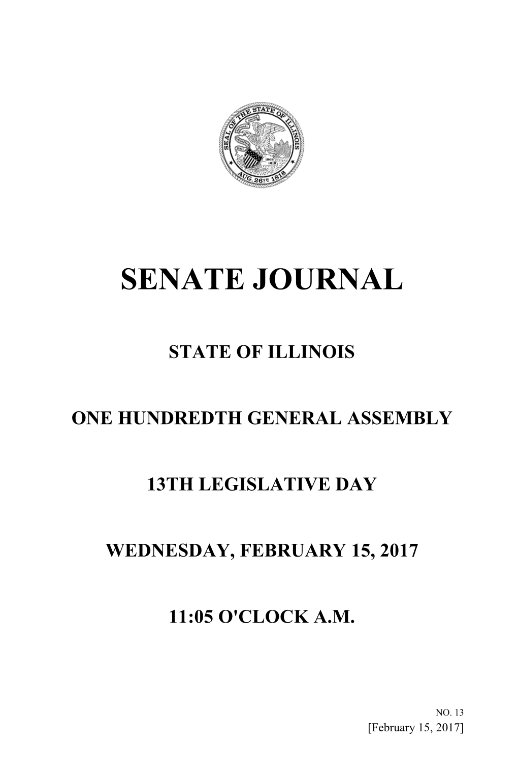 Senate Journal