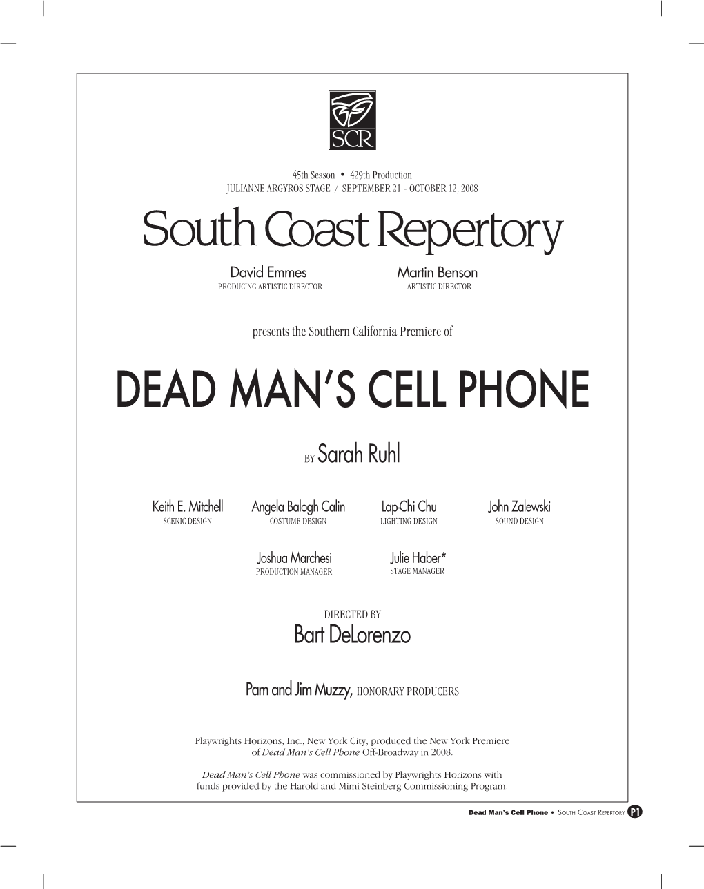 Dead Man's Cell Phone