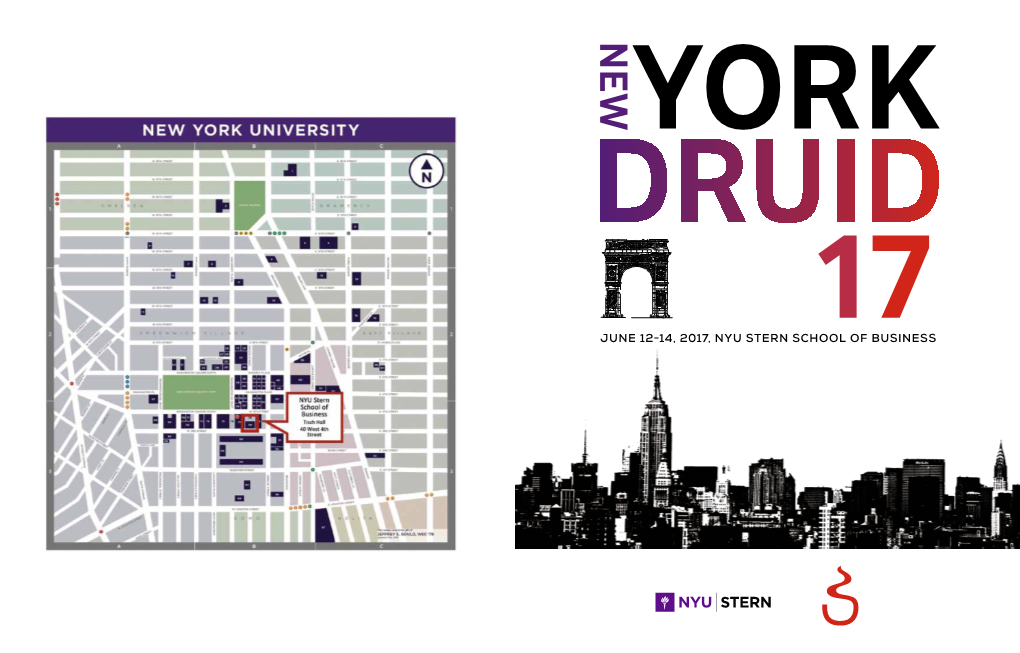 June 12-14, 2017, Nyu Stern School of Business Druid17 1