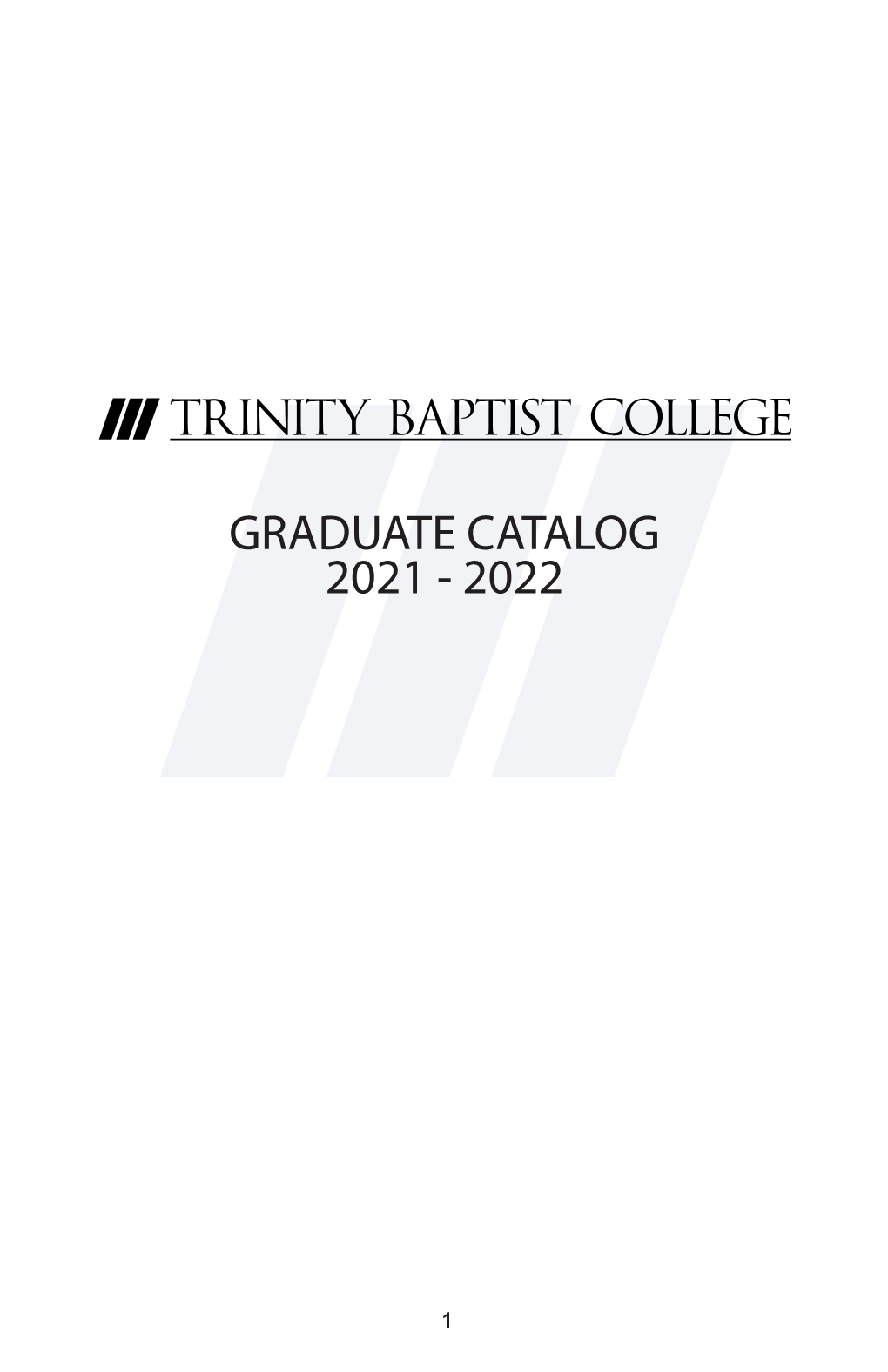 Graduate Catalog 2021 - 2022