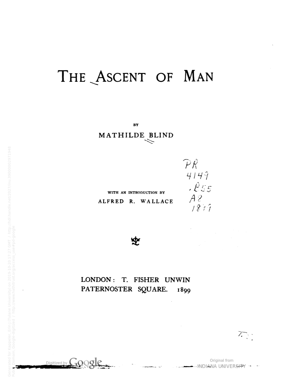 The Ascent of Man