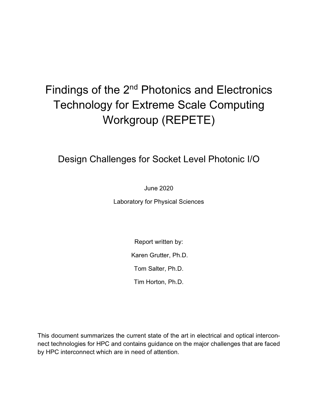 Design Challenges for Socket Level Photonic I/O