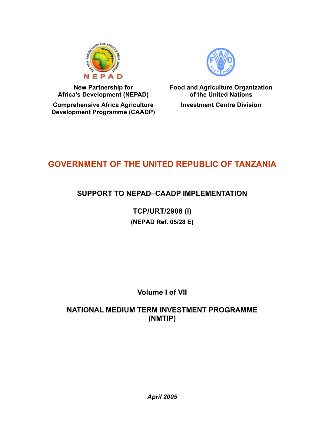 Government of the United Republic of Tanzania