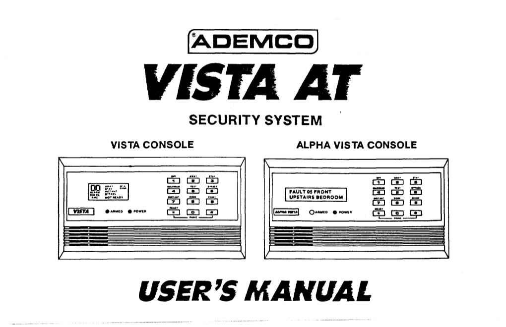 VISTA at User Manual