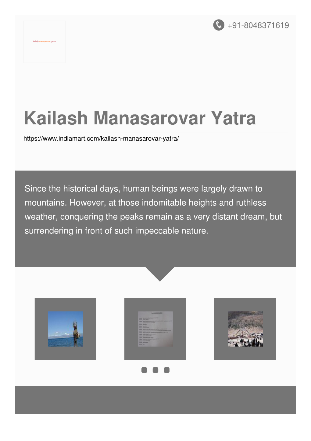 Kailash Manasarovar Yatra