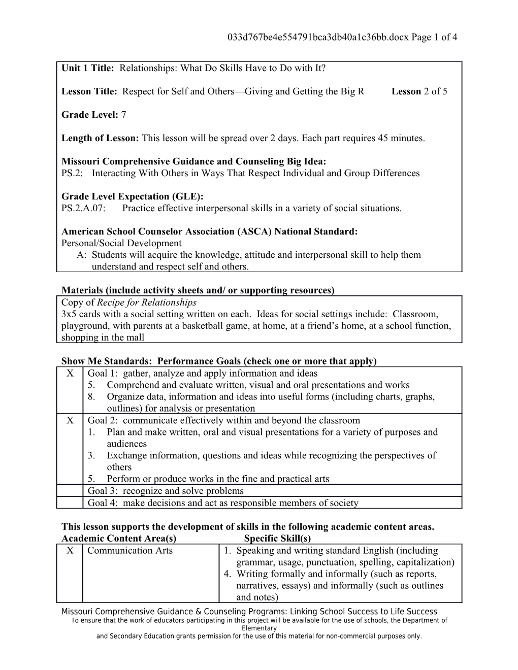 Materials (Include Activity Sheets And/ Or Supporting Resources) s8