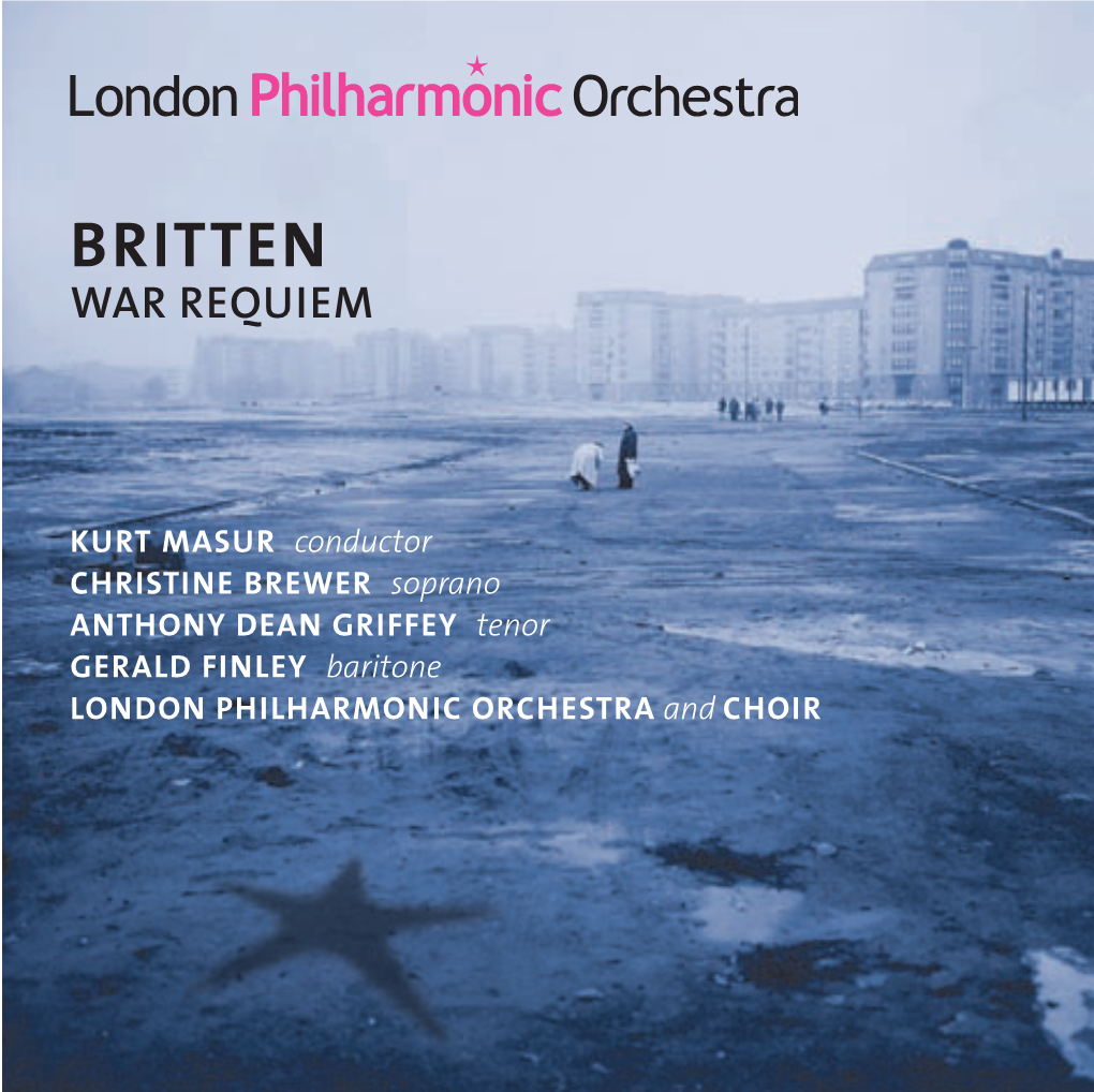 BRITTEN 1913 – 1976 War Requiem Op