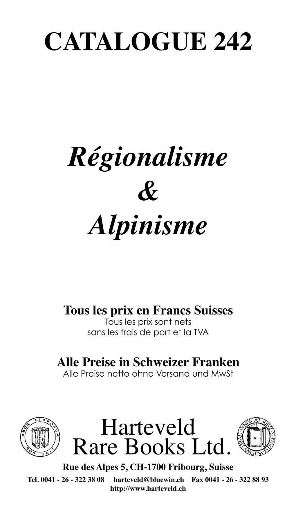 Régionalisme & Alpinisme