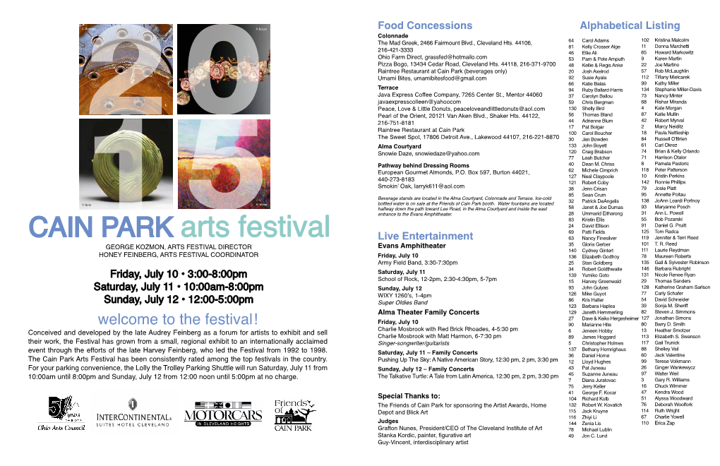 CAIN PARK Arts Festival 35 Gloria Gerber 101 T