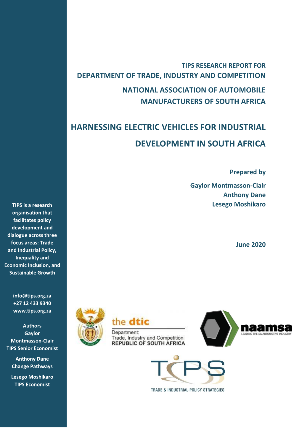 Harnessing Electric Vehicles for Industrial Development