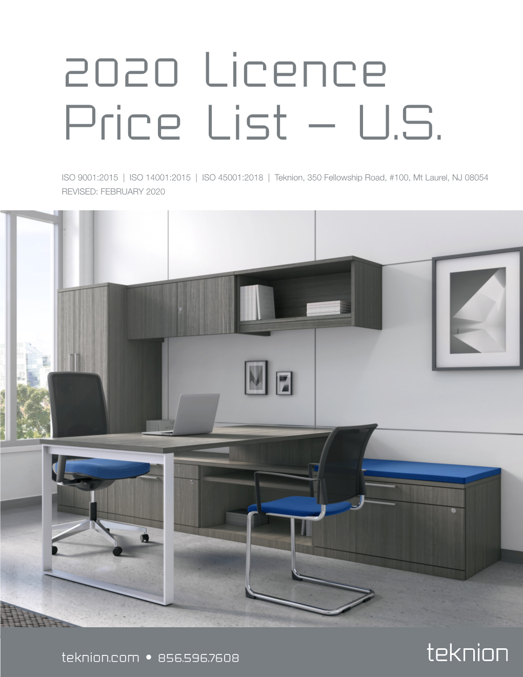 2020 Licence Price List – U.S