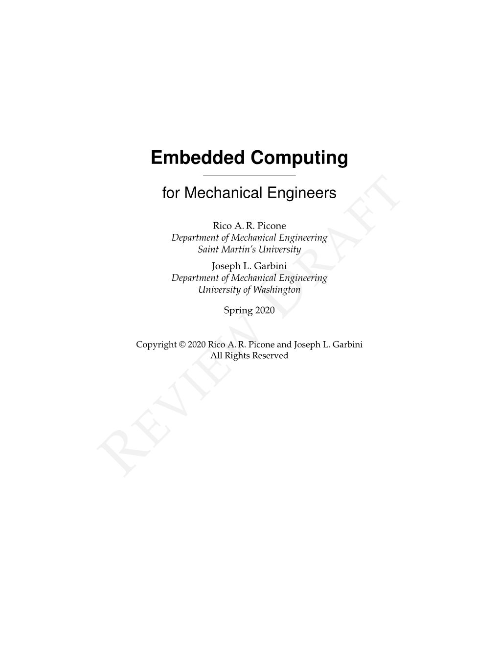 Embedded Computing