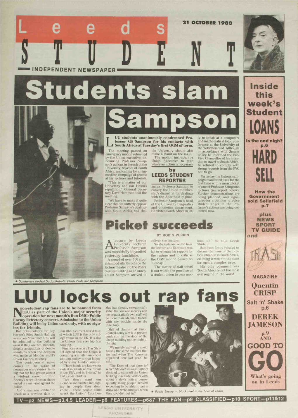 Students Slam Sampson