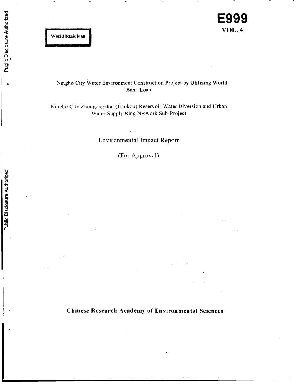 World Bank Document