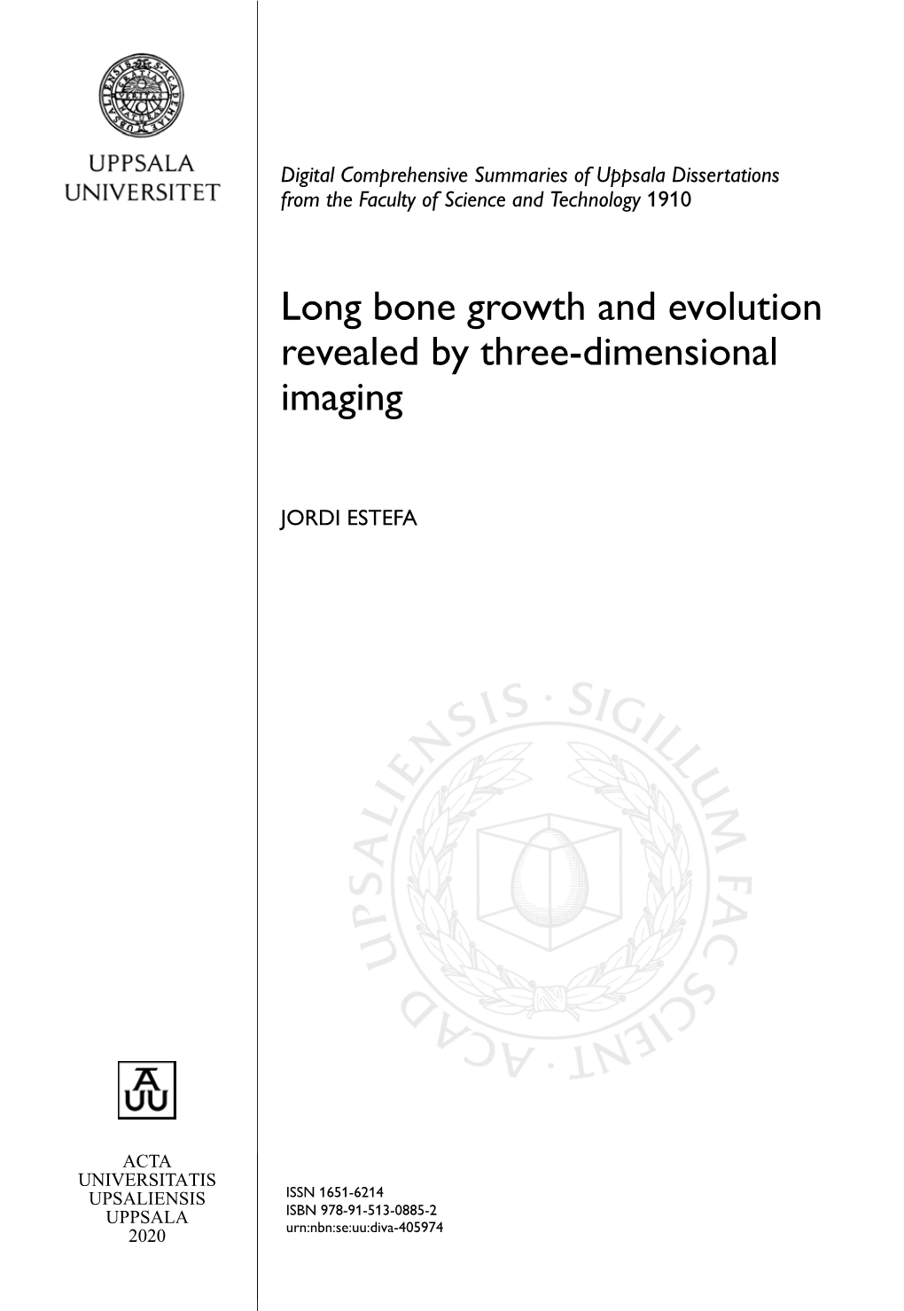 Long Bone Growth and Evolution Revealed by Three-Dimensional Imaging