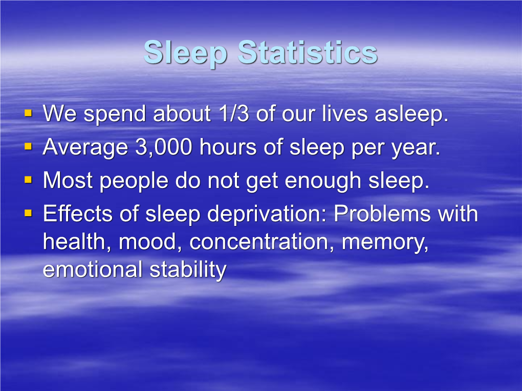 Sleep Disorders