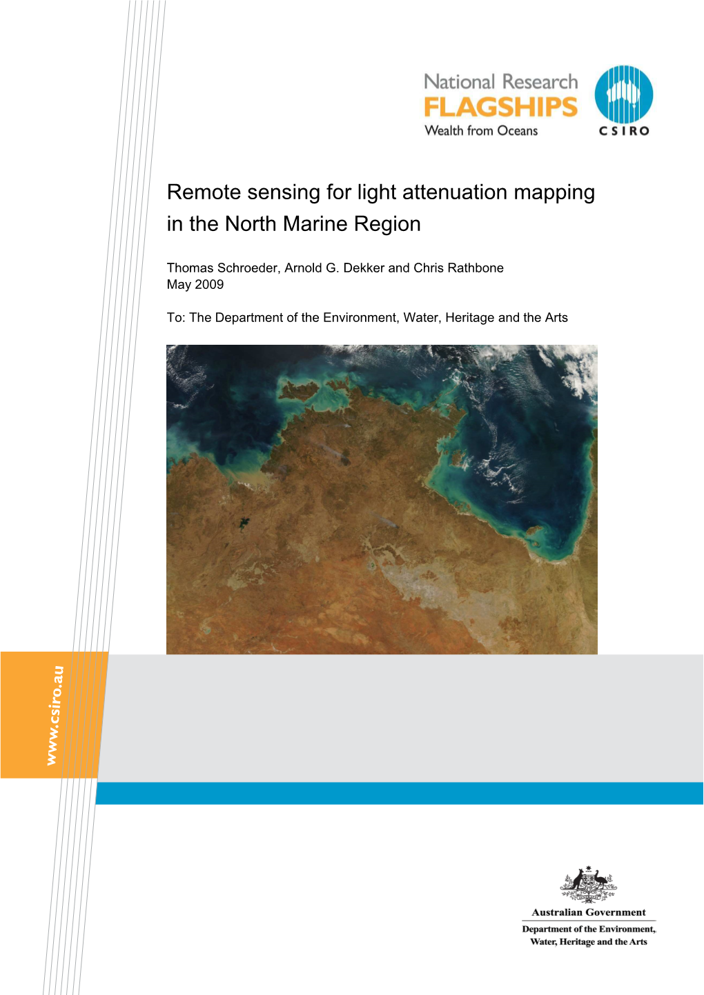 Remote Sensing for Light Attenuation Mapping in the North Marine Region