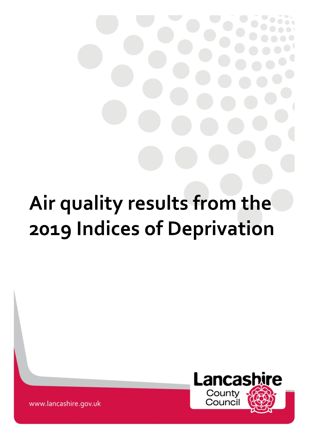 Air Quality Results from the 2019 Indices of Deprivation