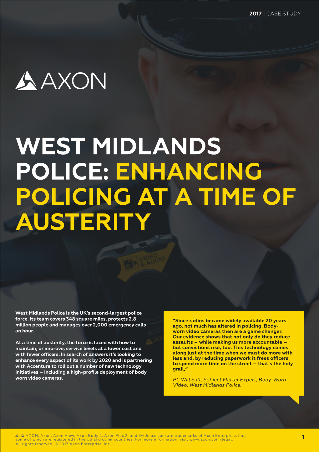 West Midlands Police: Enhancing Policing at a Time of Austerity