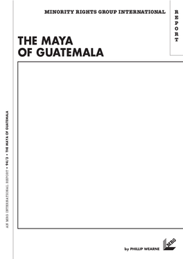 THE MAYA of GUATEMALA by Phillip Wearne