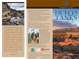 Interpretive Guide to Hueco Tanks State Park and Historic Site