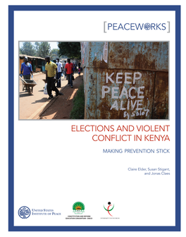 Elections and Violent Conflict in Kenya