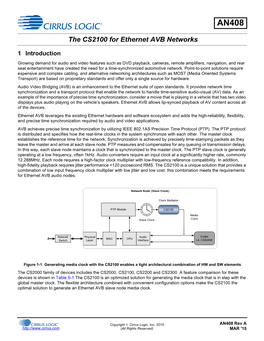 Timing Solutions for Ethernet AVB Networks.Fm