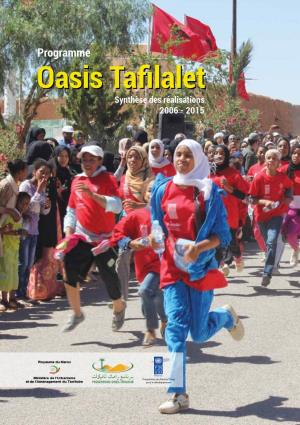 Oasis Tafilalettafilalet Synthèse Des Réalisations 2006 - 2015