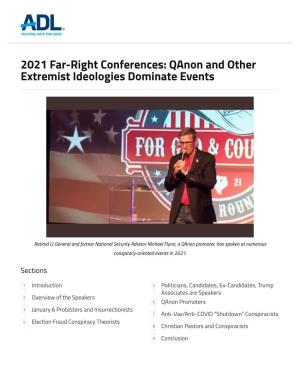 Qanon and Other Extremist Ideologies Dominate Events