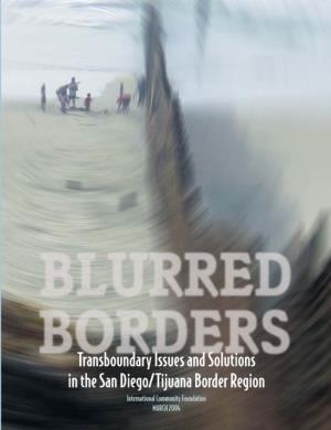 Transboundary Issues and Solutions in the San Diego/Tijuana Border