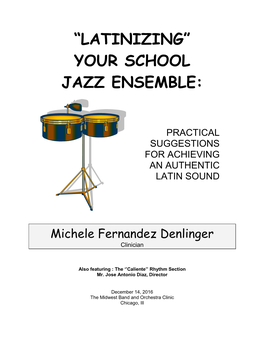 “Latinizing” Your School Jazz Ensemble