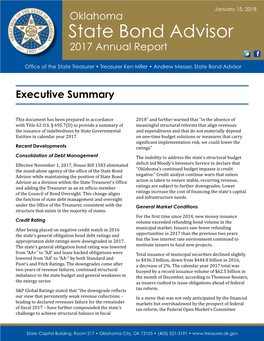 State Bond Advisor 2017 Annual Report