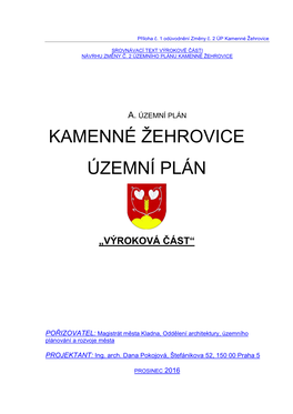 KZ Z2 up Srovnavaci Text ÚP Kamenné Žehrovice Výroková