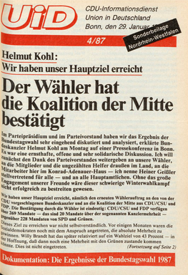 UID 1987 Nr. 4, Union in Deutschland