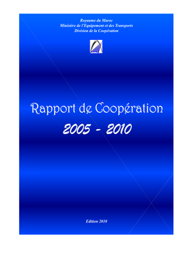 Rapport De Coopération 2005-2010