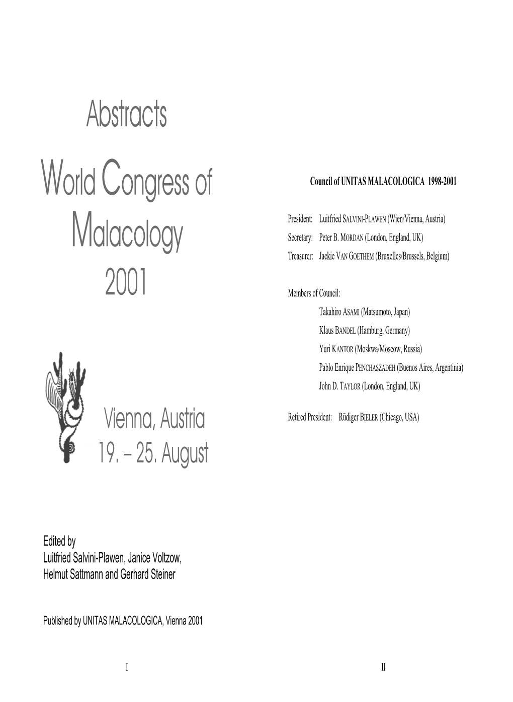 WCM 2001 Abstract Volume