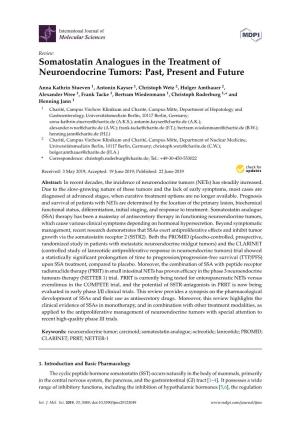 Somatostatin Analogues in the Treatment of Neuroendocrine Tumors: Past, Present and Future