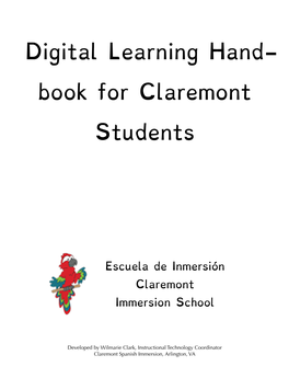 Digital Learning Hand- Book for Claremont Students