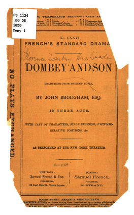 Dombey and Son. 5