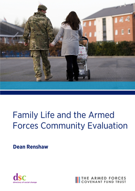 Family Life and the Armed Forces Community Evaluation