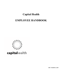 Capital Health Employee Handbook