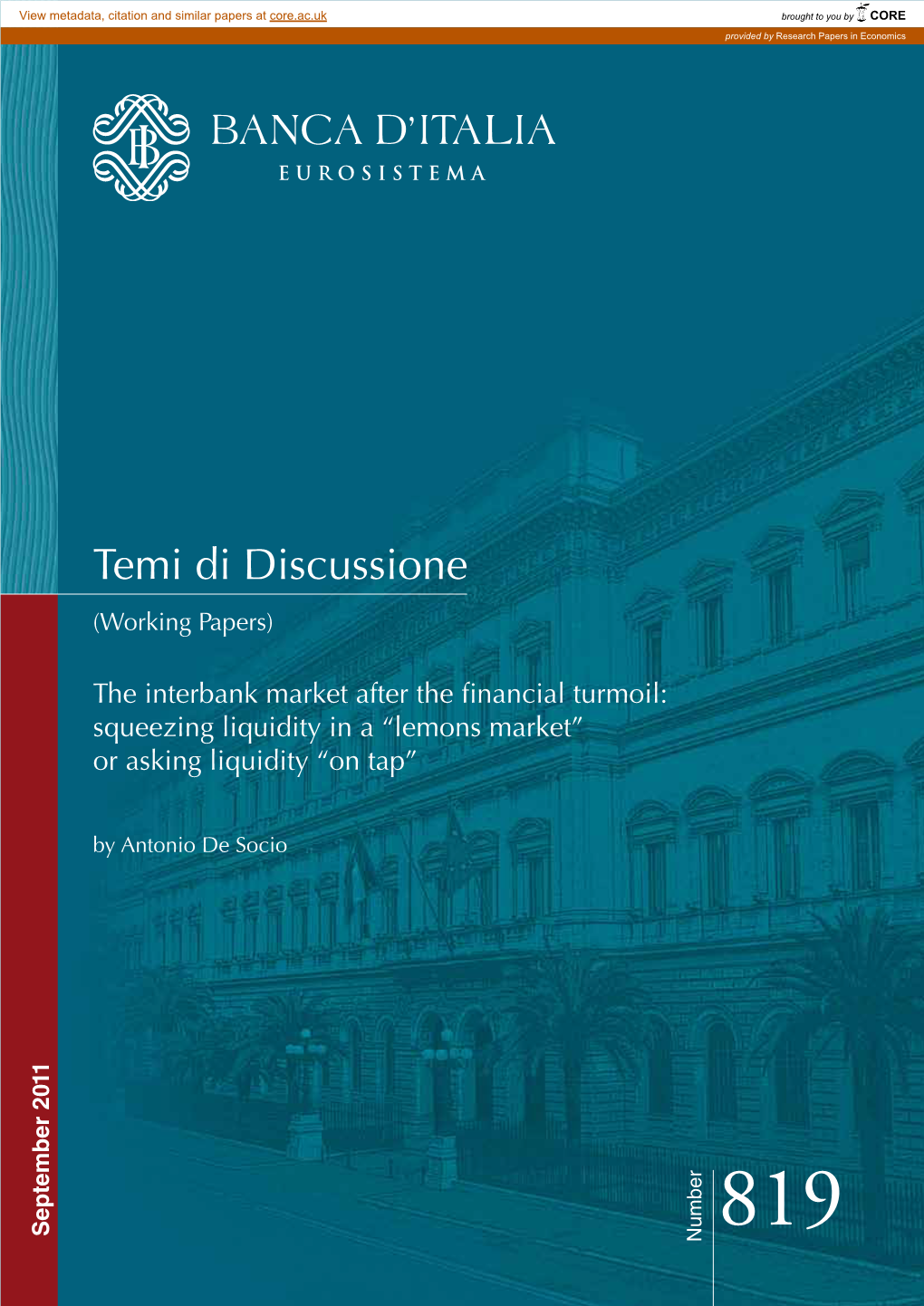 Temi Di Discussione (Working Papers)