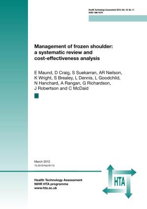 Management of Frozen Shoulder: a Systematic Review and Cost-Effectiveness Analysis